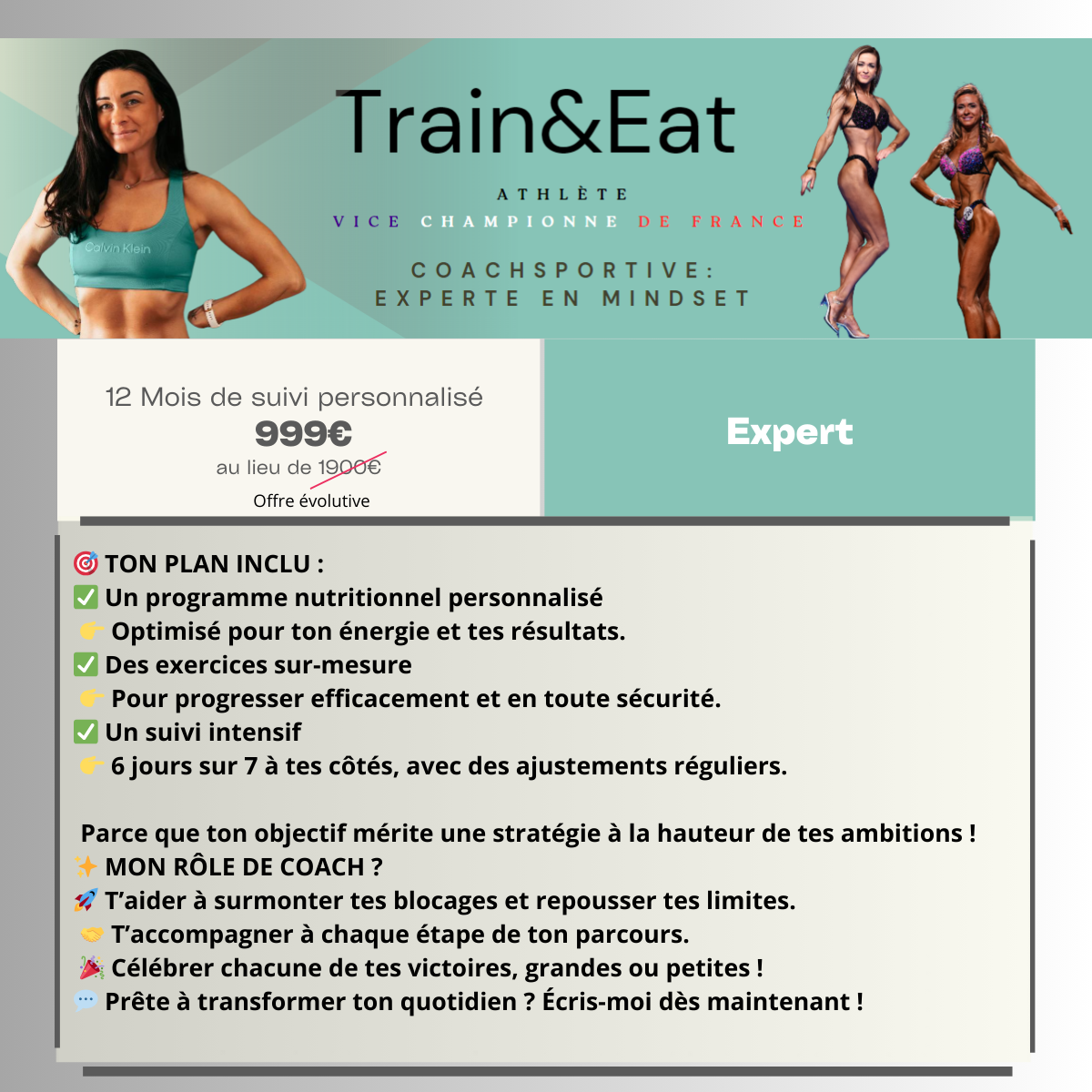 🔹 Offre 3 – Expert (12 mois)